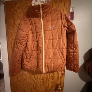 Vans Brown Puffer Jacket